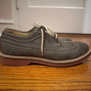 Classic Gray Men's Brogue Shoes